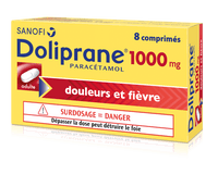 DOLIPRANE 1000mg - 8 comprimés - Pharmacie de la Plage