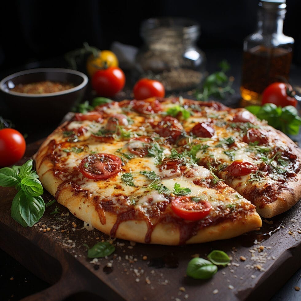 Recette de pizza peu calorique