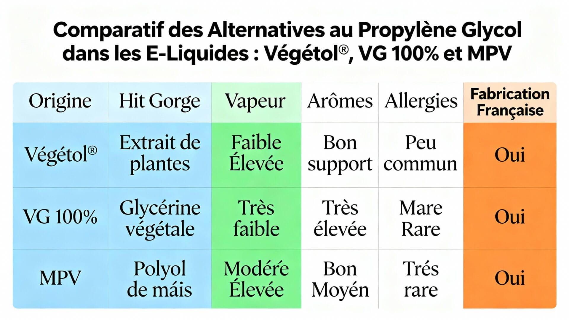 comparatif allergenes