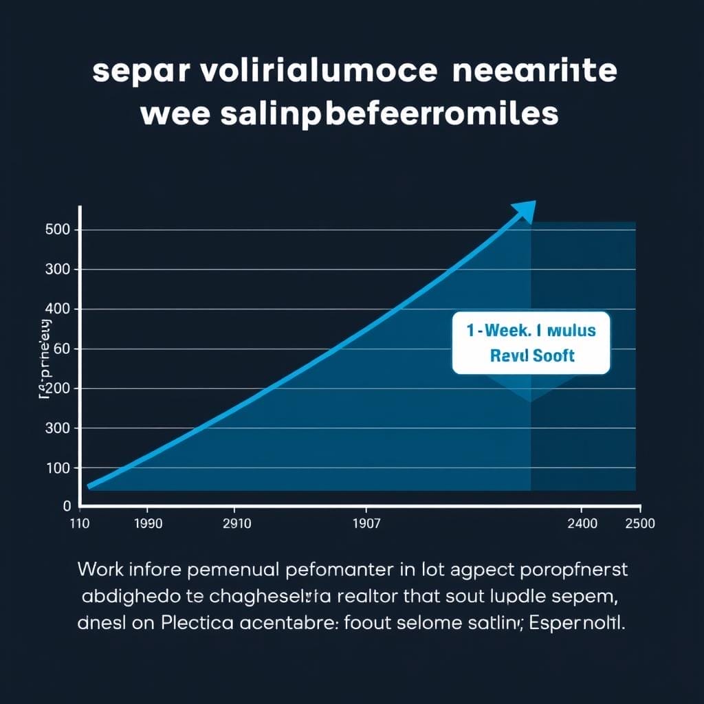 Graphique montrant l'amélioration progressive avec Semenoll Graphique montrant l'amélioration progressive avec Semenoll