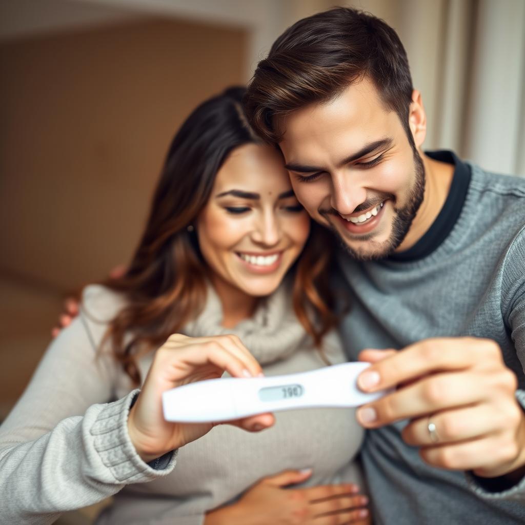 Couple heureux attendant un bébé grâce à Semenoll Couple heureux attendant un bébé grâce à Semenoll