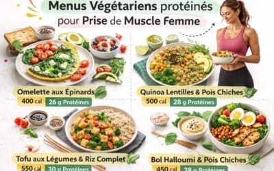 Menus végétariens protéinés pour les femmes